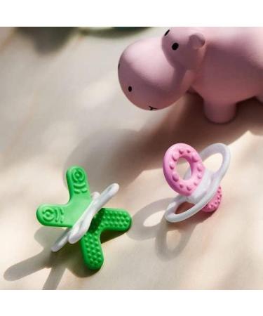 MAM Bite and Relax Teether with Clip - Pink Baby Teether for 2+ Months | Promotes Dental Hygiene & Soothes Painful Gums - Buy Online on GoSupps.com