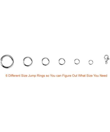 Paxcoo 1500Pcs Silver Jump Rings with Lobster Clasps, Jewelry Pliers - Jewelry Making Supplies & Necklace Repair Kit - Buy Online on GoSupps.com