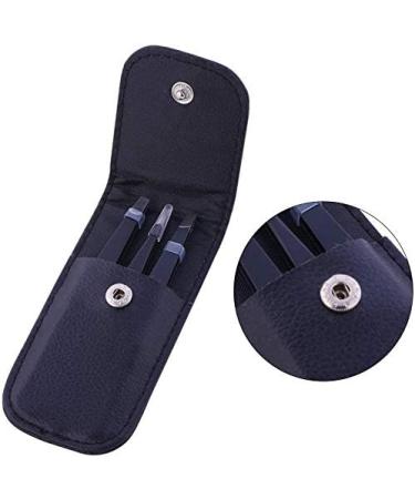 Eyebrow Tweezers 3 Piece Professional Stainless Steel Precision Tweezers for Eyebrows Plucking Ingrown Hair Remover and Facial Hair - Buy Online on GoSupps.com