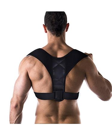 FILFEEL Upper Back Posture Corrector - Women & Men Adjustable Breathable Clavicle Support Back Shoulder Brace