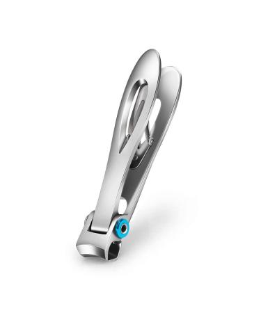 BANDKIT Professional Nail Clippers Stainless Steel Wide Jaw Opening Manicure Fingernail Cutter Thick Hard Ingrown Toenail Scissors Tools(Sliver large)