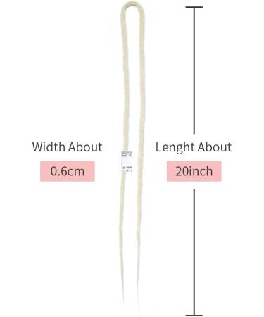 15 Strands Double ended Dreadlocks Extensions 20 Blonde Soft Synthetic Faux Dreads Reggae Crochet Braided Dread Extensions Double Ended DE-613# - Buy Online on GoSupps.com