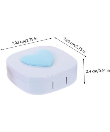 Partykindom Portable Contact Lens Container Set - Small Soakable Holder & Travel Box for Lenses - Durable Fine PP Storage Solution - Buy Online on GoSupps.com