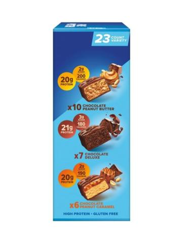 Pure Protein Bars Variety Pack 1.76 oz 23-count+ shipping in box - Buy Online on GoSupps.com