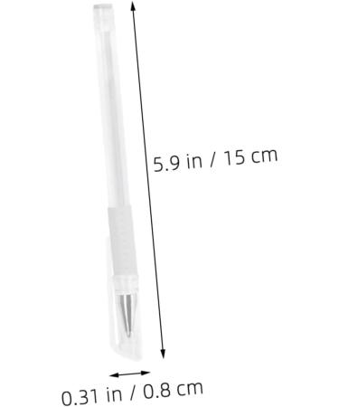 Didiseaon 5 Sets Marking Tool White Plastic Multi-functional Tattoos Pen Eyebrow Pen 15.00X0.80X0.80CMx5pcs Whitex5pcs - Buy Online on GoSupps.com