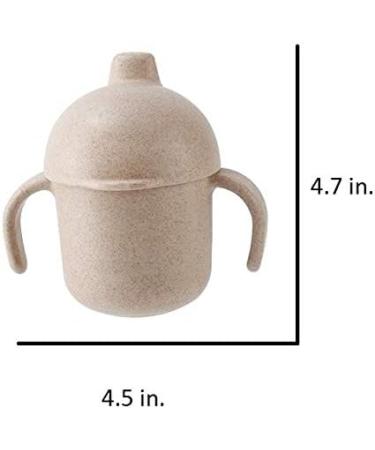 Wheat Straw Fiber Baney Sippy Cup | BPA Free Trainer Cup for Infant, Baby, Toddler & Kids - Biodegradable & Eco Friendly - Buy Online on GoSupps.com
