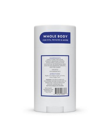 Native Whole Body Deodorant Stick Contains Naturally Derived Ingredients Deodorant for Men and Women | 72 Hour Odor Protection Aluminum Free with Coconut Oil and Shea Butter | Unscented - Buy Online on GoSupps.com