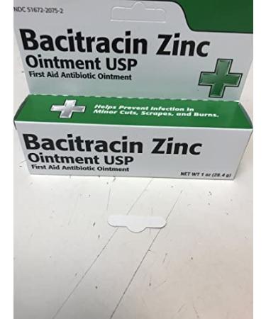 Bacitracin Zinc Ointment 1oz (Pack of 2)