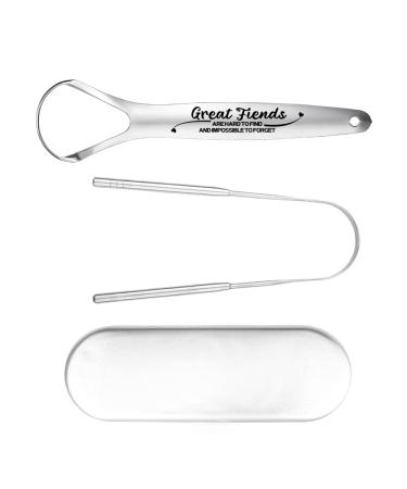 Moving away Gifts for Friends Tongue Scraper for Adults Friends Long Distance Gifts for Best Friend Oral Care Kit for Adults Birthday Christmas Gifts for Friend Tongue Brush for Adults Bestie
