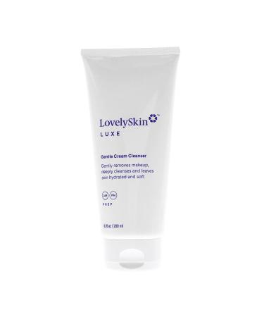 LovelySkin LUXE Gentle Cream Cleanser Daily Hydrating Facial Cleanser for Sensitive Skin Fragrance Free 6.76 oz