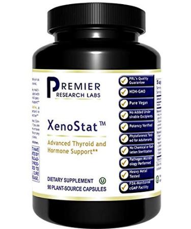 Premier Research XenoStat, 90 Plant-Source Capsules for Advanced Thyroid and Hormone Support