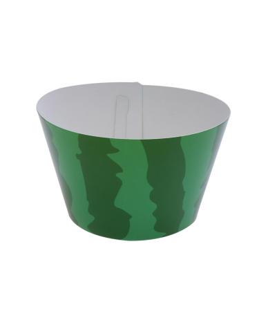 CAXUSD 48pcs Patterned Paint Rollers Delicate Cake Toppers Hawaii Toppper Decor Kids Decor Watermelon Cake Toppers Cupcake Decorations Tropical Party Supplies Wrapping Paper Child Fruit