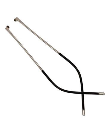 VekkEr Eyeglass Temple Replacement1 Pair Vintage Eyeglass Metal Frame Temple Reading Glasses Replacement Temples Silver