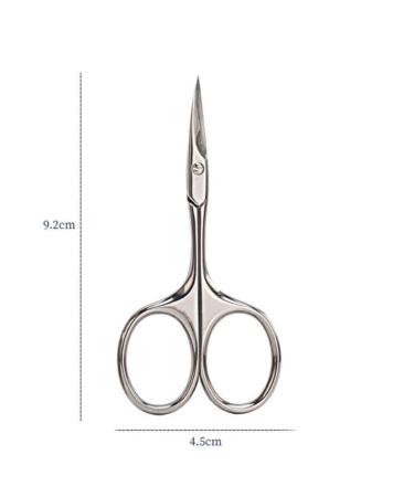 FRCOLOR 2pcs Stainless Steel Grooming Scissors Set - Precision Hair & Beard Trimmers for Men - Ideal Nose Hair & Vibrissa Cut Out Tools - Buy Online on GoSupps.com