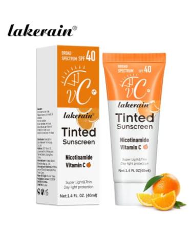 Buy Vitamin C Suncream SPF 40 - 2024 Summer UV Protection for All Skin Types - Unisex Facial Sunscreen (1.4 Fl Oz) - Perfect for Outdoor & Beach Activities - Buy Online on GoSupps.com