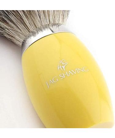 JAG SHAVING Badger Hair Shaving Brush for Men - Premium Resin Handle for Wet Shaving - Buy Online on GoSupps.com
