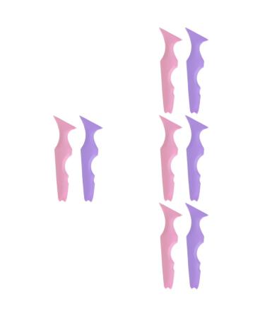 minkissy 8pi ces Pochoir Eyeliner Silicone Pour Maquillage Yeux Outils Pour Sourcils Et Eyeliner Avec Design Simple Et Accessoire De R utilisable Pour Maquillage Rapide Et