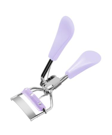 Eyelashes Curler with Built-in Comb Professional Lashes Curler Eyelashes Accessories Fits All Eye Shape Purple.