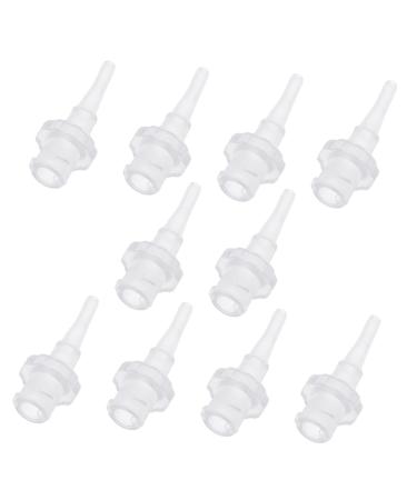 PartyKindom 10pcs Ear Cleaning Disposable Tips Safe Ear Irrigator Nozzle for Adults