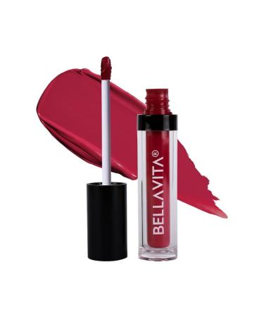 Love Earth Organic KissProof Liquid Lipstick 38ml 18 hours stay Transferproof Lipstick Long lasting Ultra Matte Finish Intense Hydration Waterproof Liquid Lipstick for Women Cherry