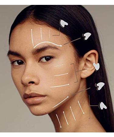 DEAYOKA Rose Quartz Gua Sha Tool - Facial Microcirculation & Toxin Removal - Buy Online on GoSupps.com