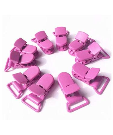 10pcs Colorful Baby Pacifier Clips - Aestm Plastic Soother Holders for Infants & Children - Buy Online on GoSupps.com