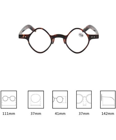 Kodilin Black Reading Glasses - Vintage Oval Anti Blue Light Frame for Men & Women | Unisex Tortoise 2.0x Gaming Glasses - Buy Online on GoSupps.com