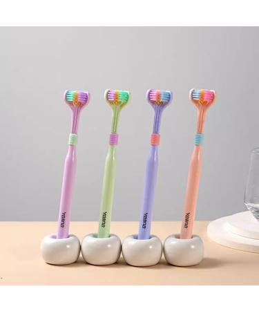Blue 3-Sided Triple Angle Toothhugger Training Toothbrush | Ultra Soft Bristles for Children, Toddlers, Kids, and Autistic Oral Care (1 Year and Up) - Buy Online on GoSupps.com