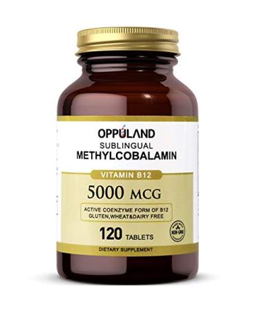 Oppuland DHEA 50mg Vitamin B12 Sublingual(Methylcobalamin) 5000 mcg Folic Acid (Vitamin B9 Folate) Improve The Symptoms of Cirrhosis and Liver Steatosis 120 Capsules