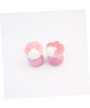 Angoily Portable Makeup Blush Brush - Professional Travel Brush for Women | Soft Pink Fur Foundation Tool - Buy Online on GoSupps.com