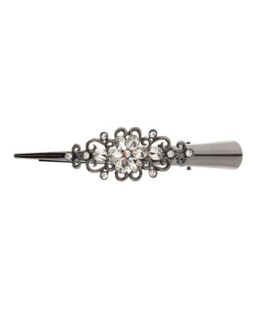 Rhinestone Crocodile Alligator Hair Clip for Women | White DIY Accessories Hairpin - Shop Internationally! - Buy Online on GoSupps.com