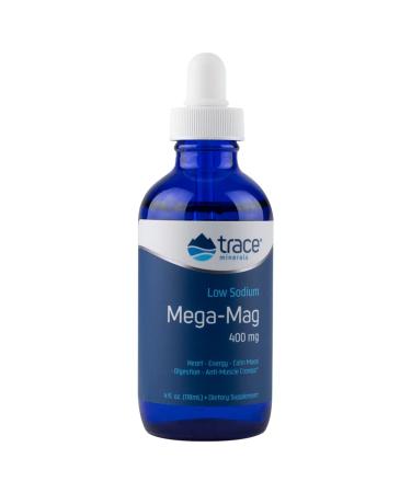 Trace Minerals Trace Minerals Mega-Mag 400 mg 118 ml magnesium lab tested soy-free gluten-free vegan