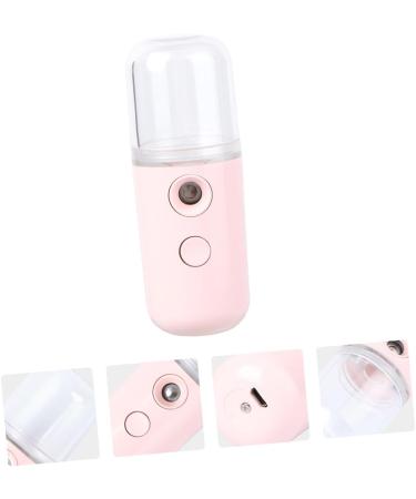 FRCOLOR 1pc Usb Humidifier Women Steamer Plastic Facial Face Charging Sprayer Durable 14.5X4CM Pink - Buy Online on GoSupps.com