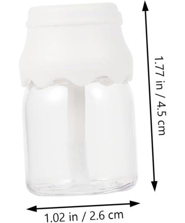 20 pi ces Lot de Tubes L vres Miniatures Transparents avec Bouchon Blanc Contenants Vides pour Gloss Soin L vres et Cosm tiques Pratique pour Voyage et Usage Quotidien - Buy Online on GoSupps.com