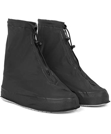Rain Shoe Covers | Waterproof Shoe Covers for Men Women | Reusable Galoshes Overshoes Black XX-Large