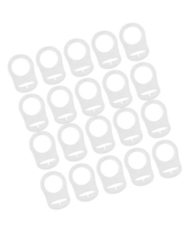 Tiuimk Transparent Silicone Pacifier Ring | Prevents Pacifier from Falling | Safe & Stylish Design for Babies - Buy Online on GoSupps.com