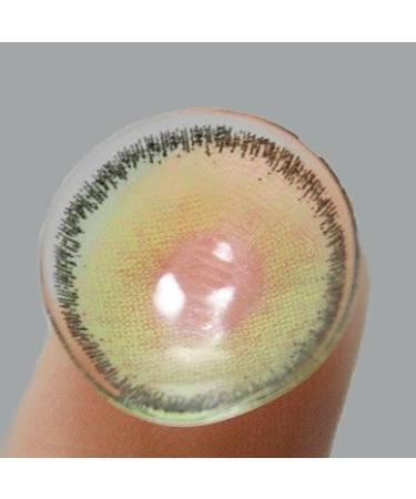 Glamlens Mirel Green Colored Contact Lenses - Natural Silicone Comfort Strong Coverage -1.50 Dioptre 1 Pair (2 Pieces) for International Shipping - Buy Online on GoSupps.com