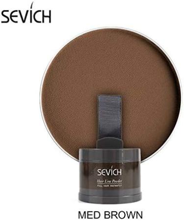 Sevich Instant Hairline Shadow: Grey Hair Root Concealer & Beard Line Touch Up, Medium Brown - Windproof & Sweatproof - Buy Online on GoSupps.com