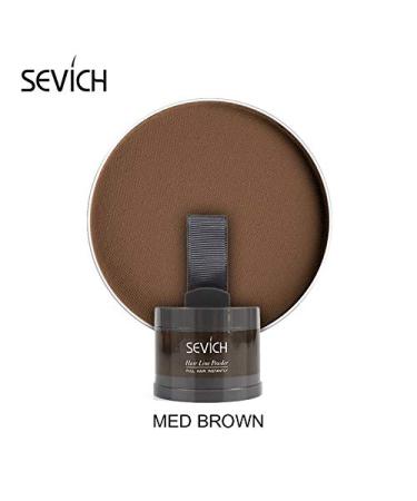 SEVICH Instant Hairline Shadow - Grey Hair Root Concealer for Thinning Hairline, Eyebrows & Beard Line Medium Brown - Buy Online on GoSupps.com
