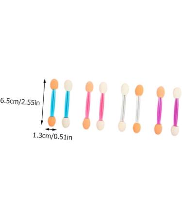 Mipcase 120pcs Double Ended Eye Shadow Stick Makeup Cosmetic Eye Shadow Sticks Woman Accessories Mix - Buy Online on GoSupps.com