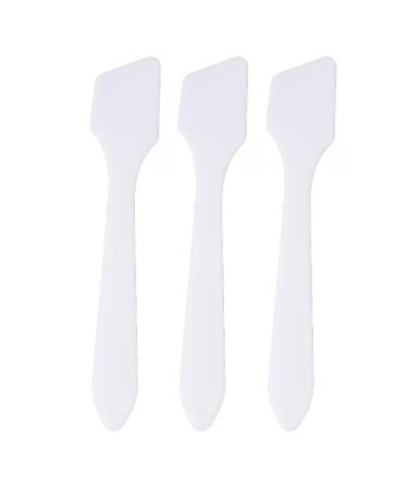 3pcs Facial Cream Mask Spatula Set Professional Multipurpose Beauty Skin Care Plastic Cosmetic Spatula Applicator for Applying Face Creams Eye Creams Body Lotions