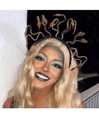 Fashband Snake Headband Medusa Greek Goddess Hairband Masquerade Headdress Halloween Cosplay Headpiece Carnival Party Accessories for Women and Girls - Buy Online on GoSupps.com