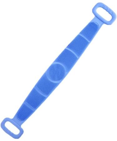 Silicone Body Scrubber with Dual-Sided Design | Durable Exfoliating Shower Bath Belt | 80cm Body Scrub for Full Body Washing & Massage | Back Cleaning Coverage - Buy Online on GoSupps.com