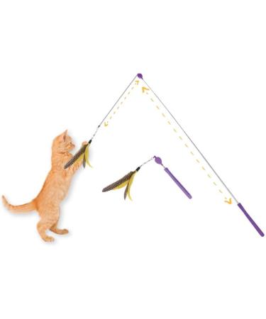 Jackson Galaxy Air Wand with Feather Toy - Available in Various Colors - Buy Online on GoSupps.com