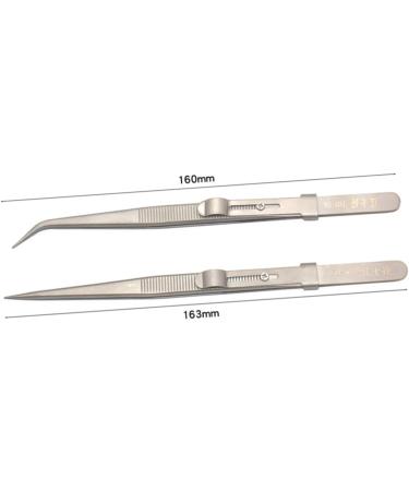 minkissy 1Pc Set Pointed Tweezers Jewelry Tweezers Steel Tweezers Multifunctional Tweezers Card Making kit Jewelry kit Craft Tweezers Electronics Tweezers Repair Tweezers kit Major Suite 16*1cm Picture 1 - Buy Online on GoSupps.com