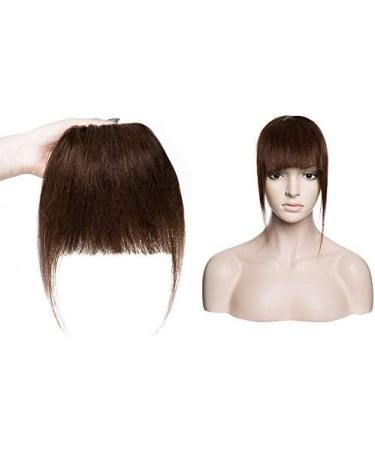 Clip in Fringe Human Hair #4 Medium Brown (25g) - Buy Online on GoSupps.com