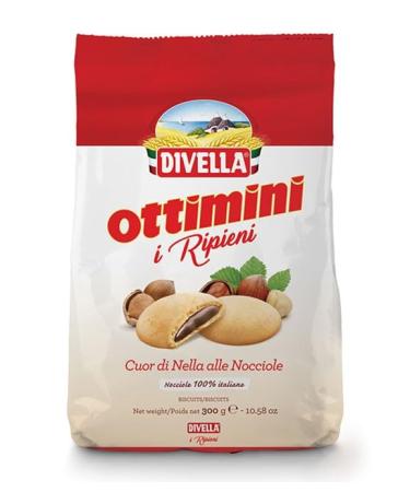 Divella Biscuits Shortbread With Hazelnut Cream 3 Pieces Of 300 Grams