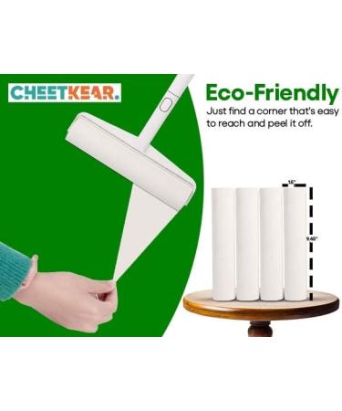 Giant Lint Rollers for Pet Hair | Extra Sticky Floor Lint Roller with Adjustable Handle | Ideal for Couch & Home Cleaning - Buy Online on GoSupps.com