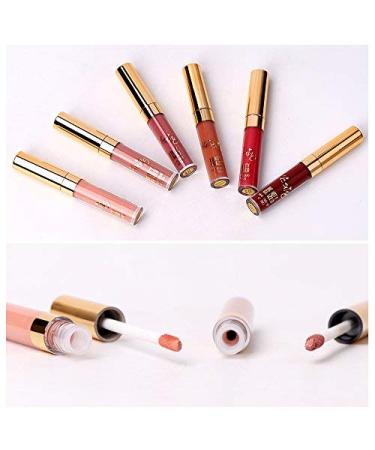 Beauty Sexy 6PCS Matte Lip Gloss Set - Waterproof Long Lasting Moisturizing Liquid Lipstick for Professional Lips - Makeup 13 - Buy Online on GoSupps.com