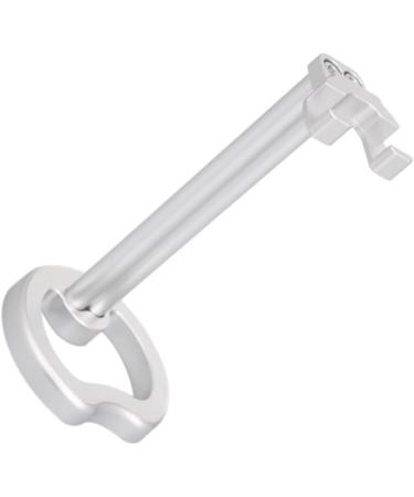 PopetPop Safety Razor Holder Stand Set - Double Razor Brush Holder for Men - 2pcs Silver 6x6x12.5cm - Buy Online on GoSupps.com